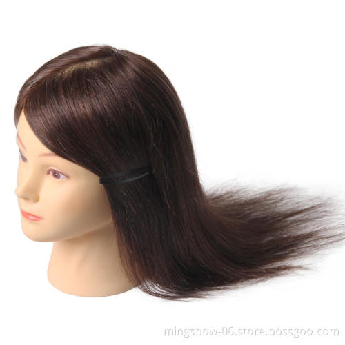 Hot Sale Female16" Hair Head Training Mannequins For Hairdressing Practise Hairstyles Head
